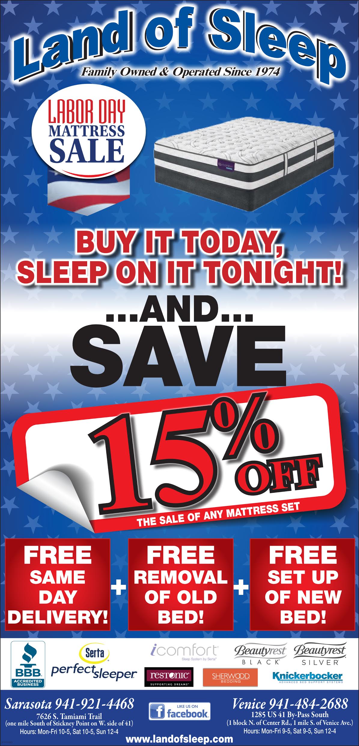Labor Day Mattress Sale!