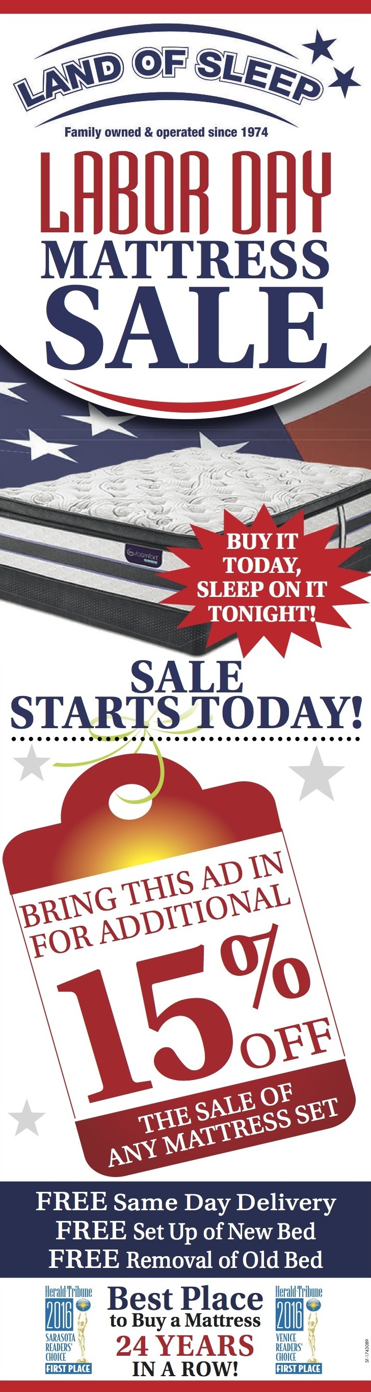 Labor Day Mattress Sale Amerisleep Releases 2016 Labor Day Mattress Sale On Memory Foam